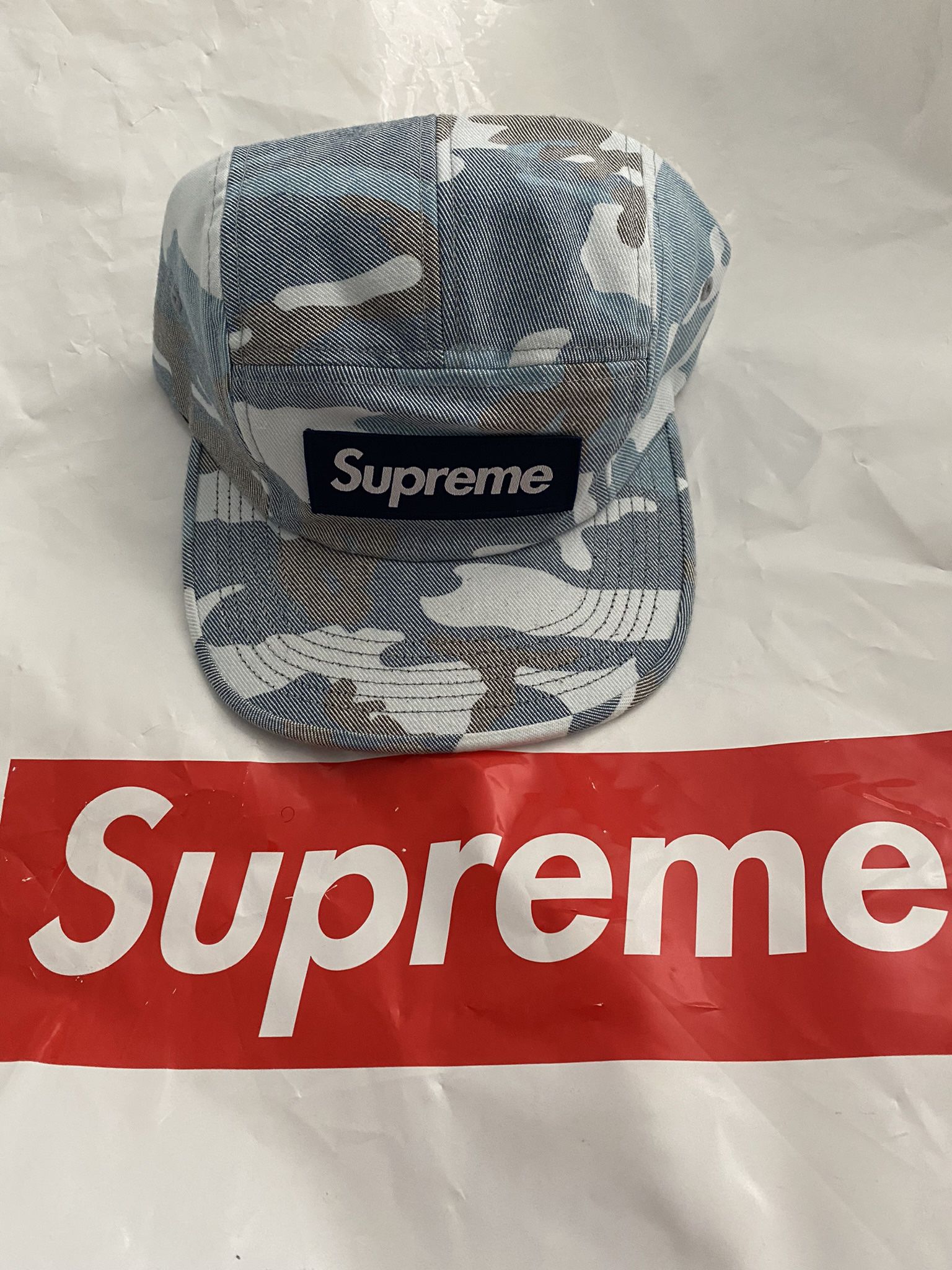 Blue Supreme Box Logo Hat