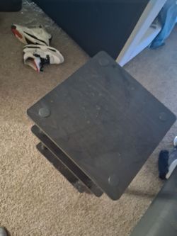 black table