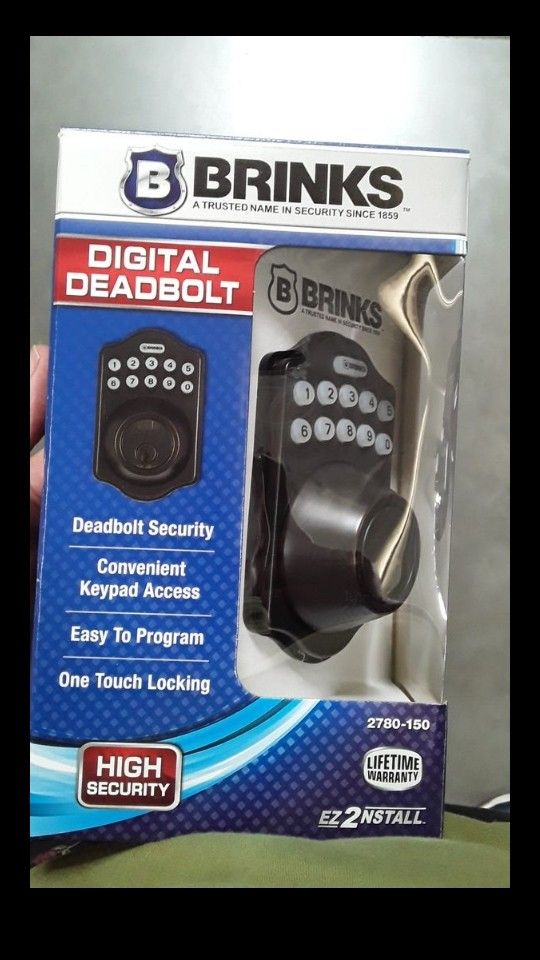 Brinks Touchscreen Electronic Deadbolt Manual