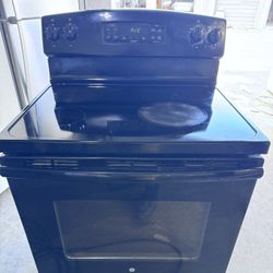 Ge Stove Electric Black