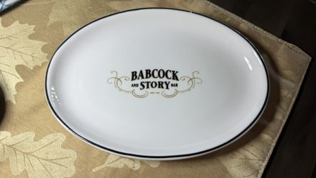 Hotel Del Coronado – Babcock & Story Bar Oval Plate (San Diego)