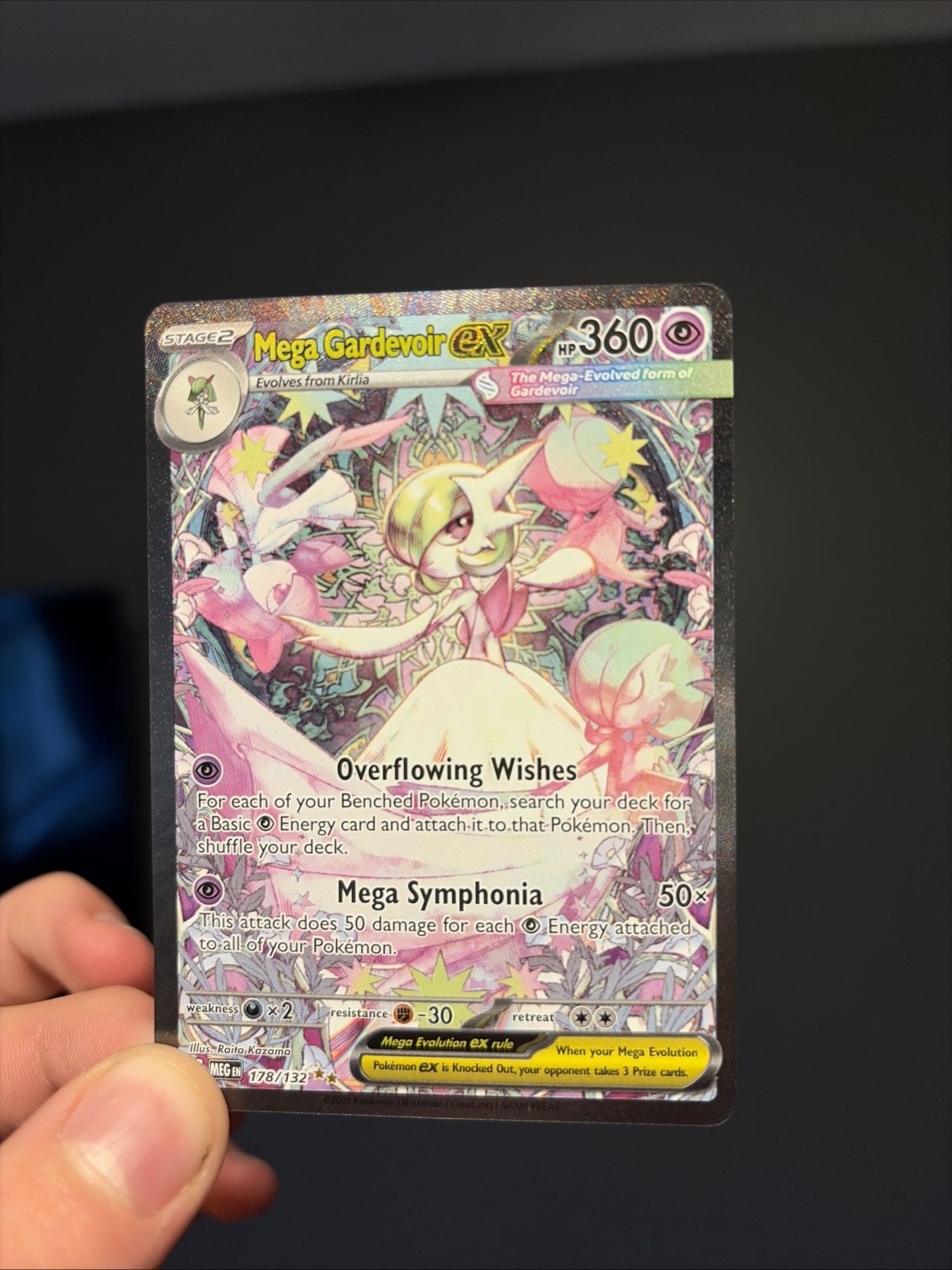 Mega Gardevoir EX 178/132 Mega Evolution SIR Pokemon