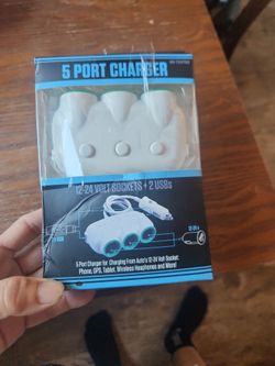 5 port charger