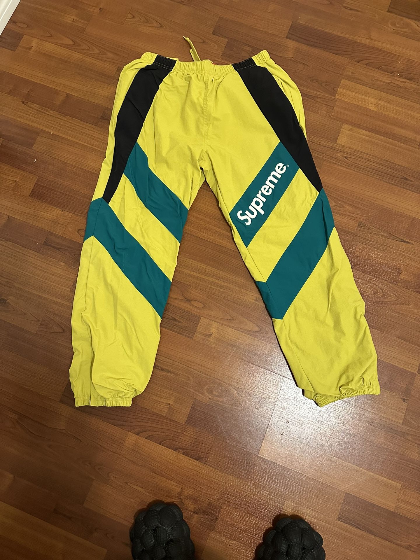 Supreme Paneled Track Pant 'Light Gold'