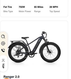 E Bike Vellowave w/ Fat Tires + Accessories + Xtra Battery - Electric Bicycle