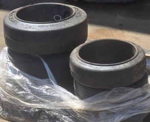 Super Solid Industrial Forklift Tires – Set of 4