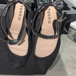 TORRID Women’s Black Velvety Heels