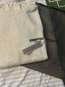 light oat essentials hoodie