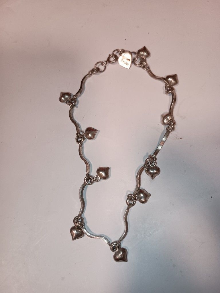 Sterling Silver Heart Bracelets
