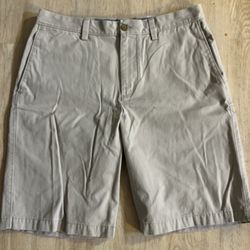 Men's Beige Chino Shorts By Banana Republic