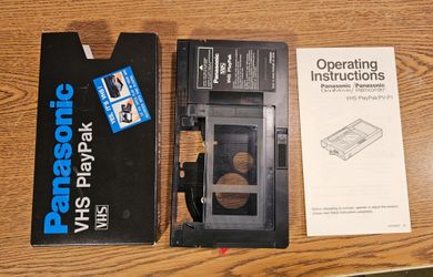 Panasonic VHS PlayPak VHS-C Adapter New, Never Used