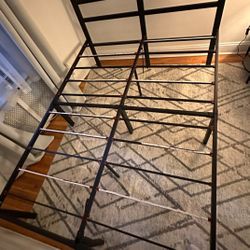 Full Size Bed Frame w Mattress 