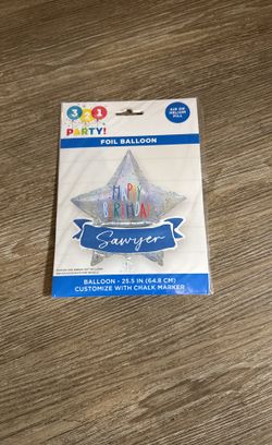 Birthday Star Foil Balloon