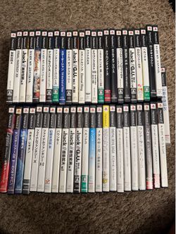 48 JAPANESE PS2 GAMES LOT (CIB)