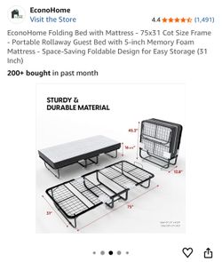 Foldable/portable bed