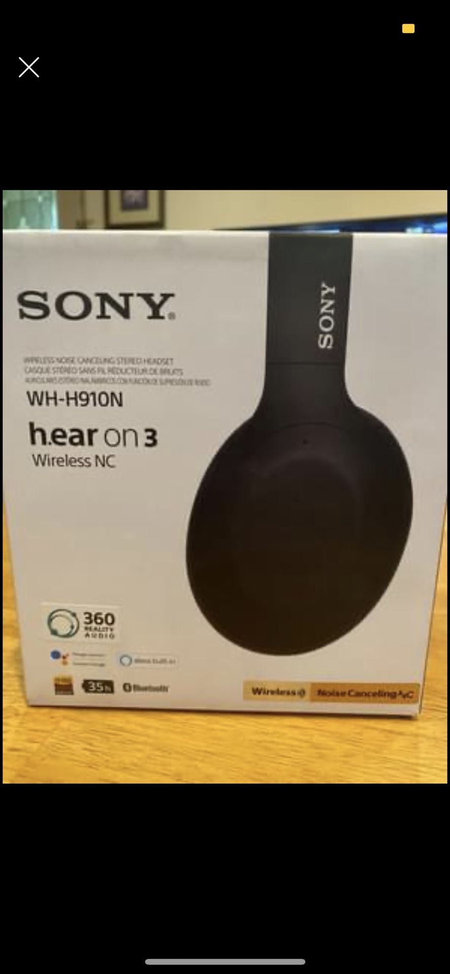Sony WH-H910N h.ear on 3 Bluetooth Noise Canceling Stereo Headphones