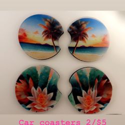 Custom Car Coasters 