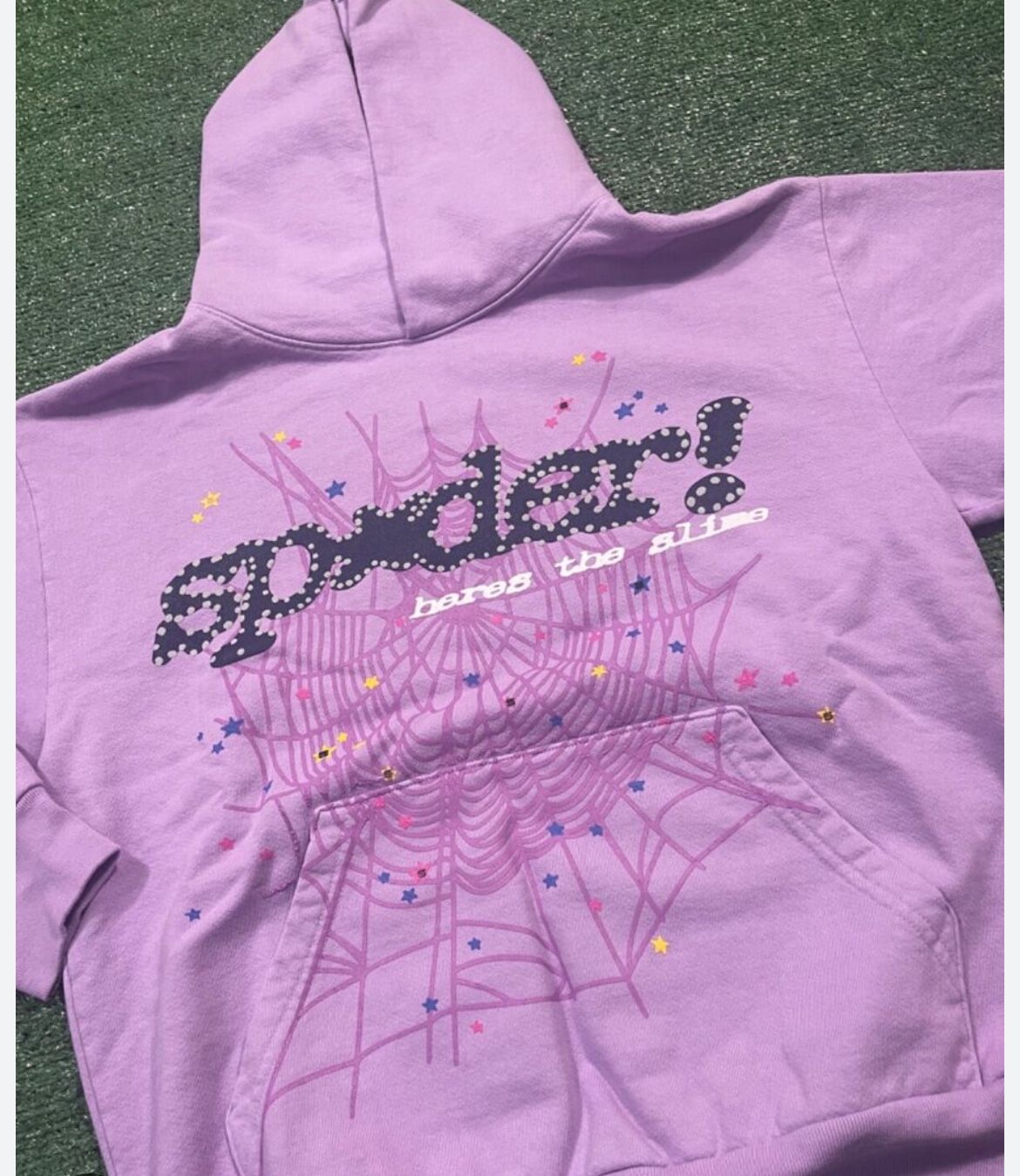 Purple Spider Hoodie 3d Printed Design Adult Small