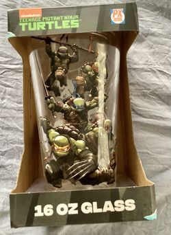 TMNT Teenage Mutant Ninja Turtles Splinter Clan Pint Glass PX Exclusive NEW