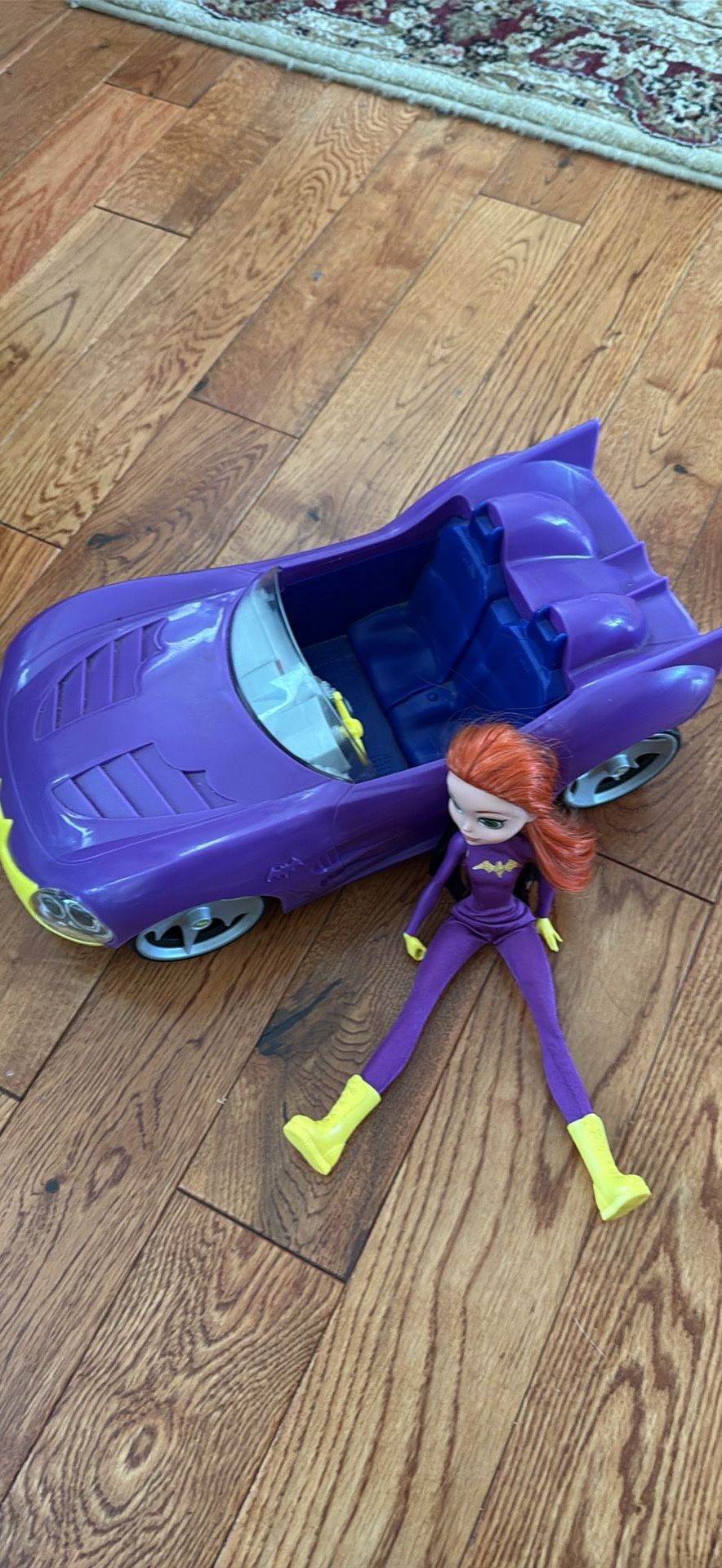Bat Girl Doll And Car