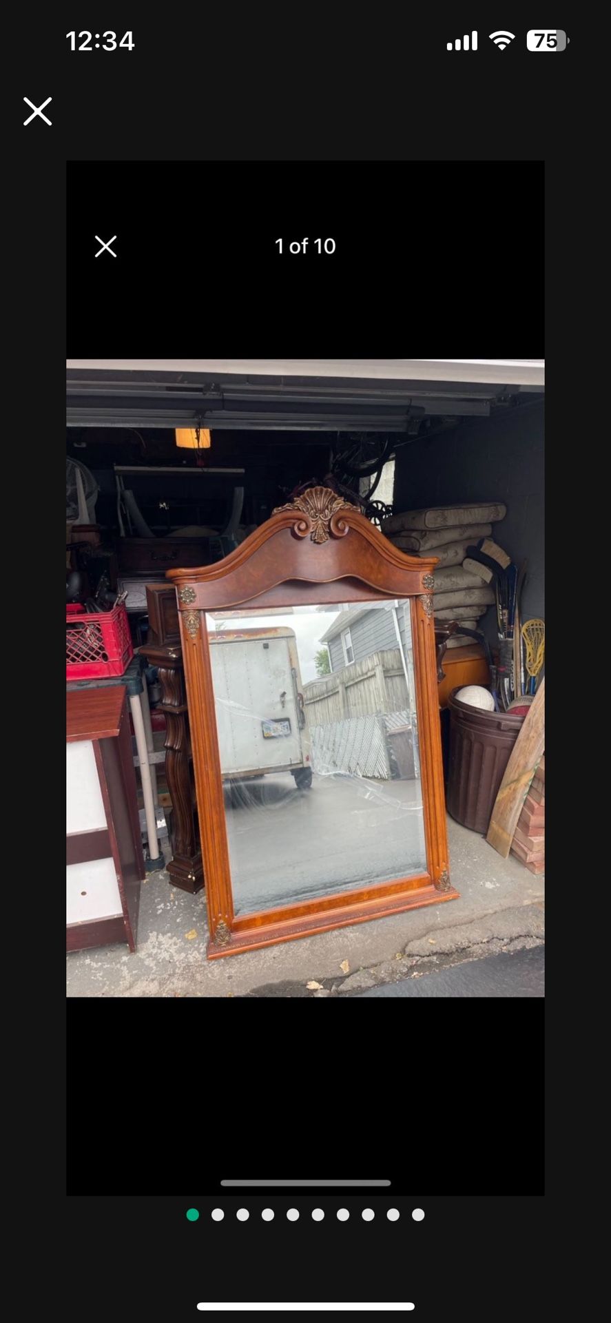 Henredon Antique Dresser Mirror
