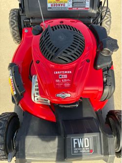 Craftsman self-propelled lawnmower light news starts right up runs