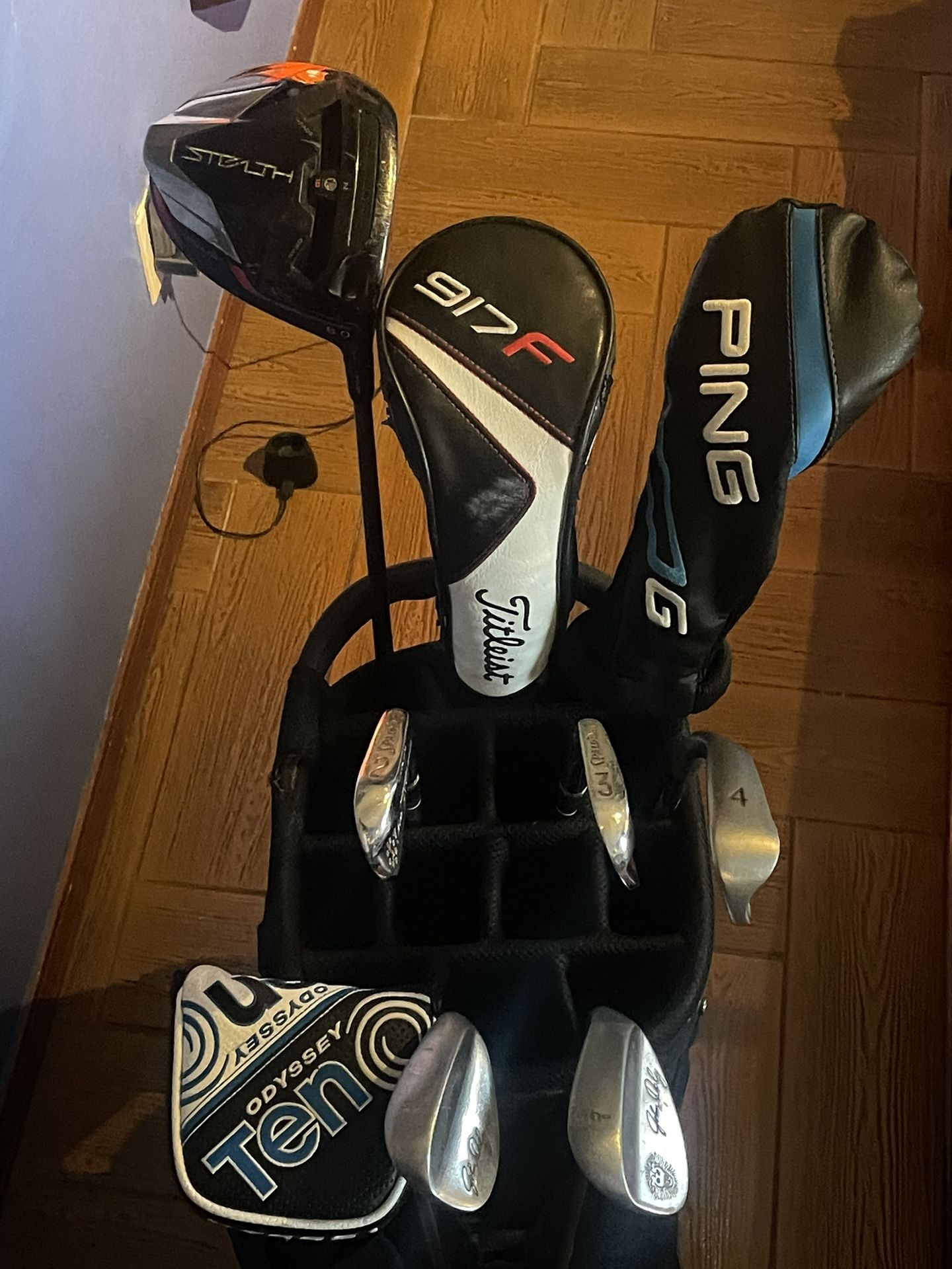 Golf Clubs And Bag