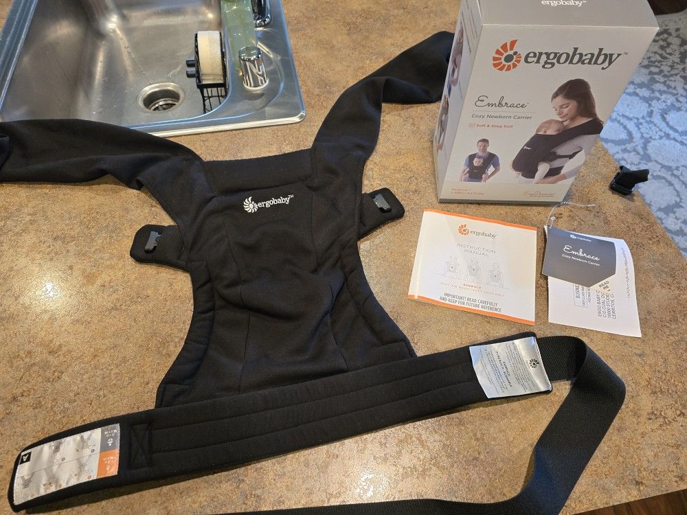 Black Ergobaby Embrace Carrier