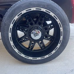 8 Lug 22x11.5 For Dodge And Chevy 8x6.5