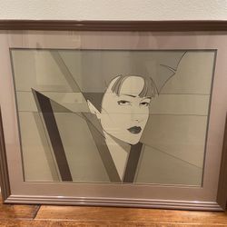 90s Framed Artwork - Nagel-esque Framed Print 41x33