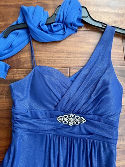 Fanny Fashion USA Blue Formal Dress Size Small