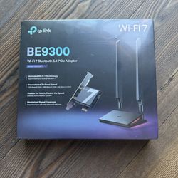 TP-Link BE9300 Wi-Fi 7 Bluetooth 5.4 PCIe Adapter