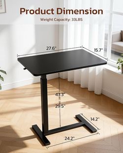 Overbed Bedside Table