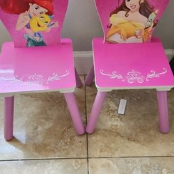 2 Lil Girls Princess Chairs