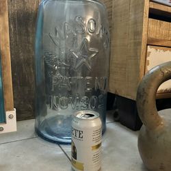 Giant 18” Mason Jar Decorative 