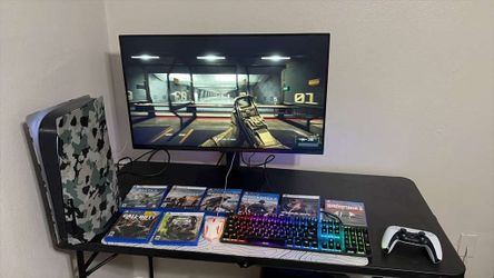 Ps5  + 🔥🔥8 Games + Controller  + Keyboard +Mouse Sale work excellent
