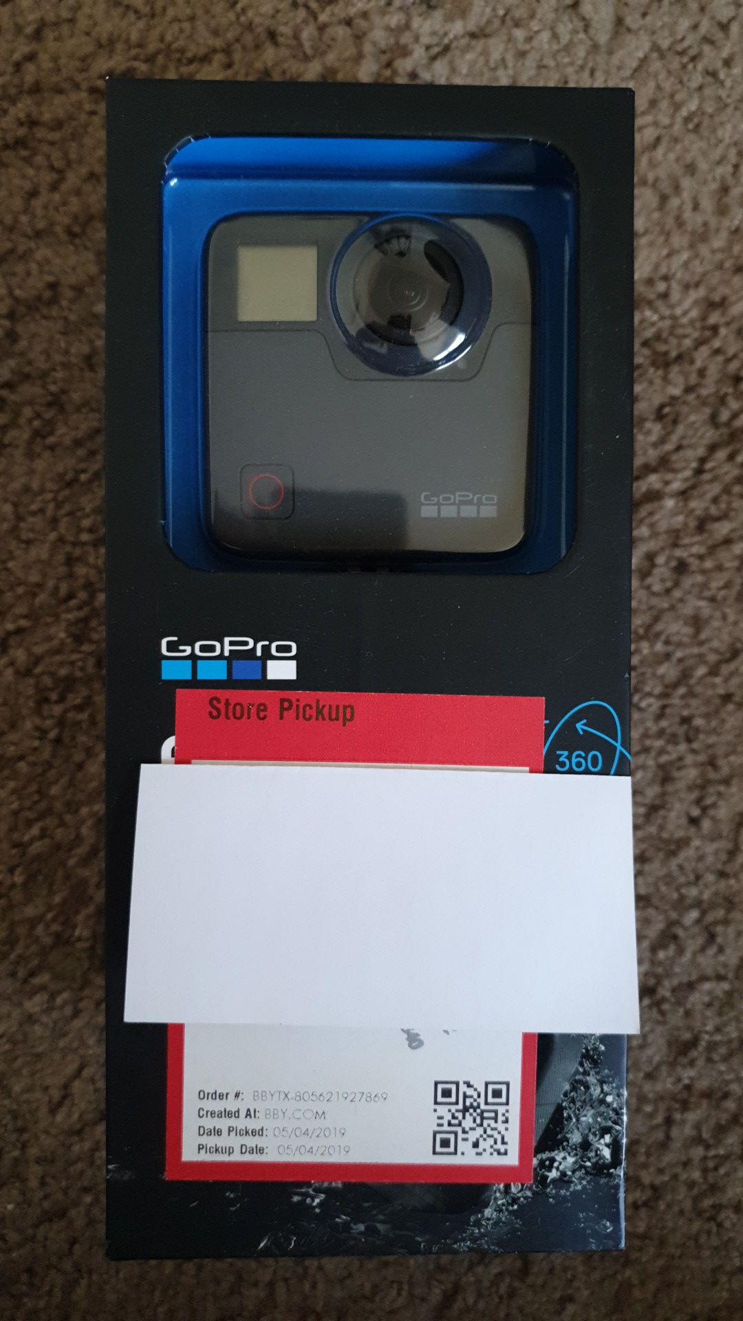 GoPro Fusion360 camera, Brand new