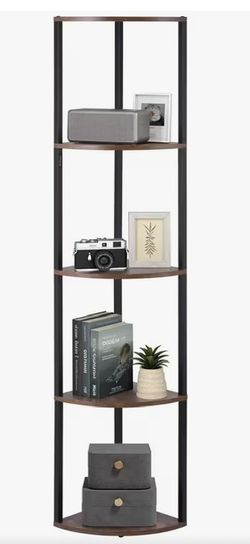 5 Tier Wooden Rack Corner Storage With LED Light Display X 3