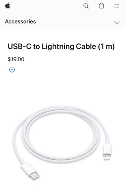 Apple - USB-C to Lightning Cable - New