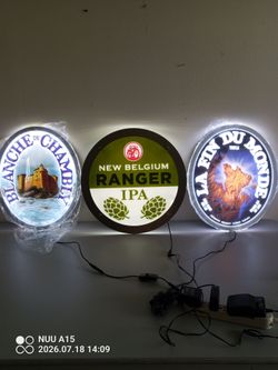 New Led lighted beer signs
