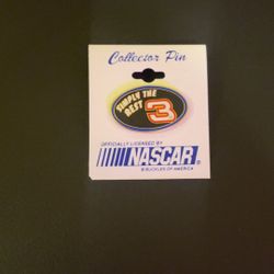 collector pin simply the best 3 nascar pin
