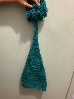 Crochet hat for elf costume size small