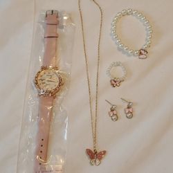 Jewelry set pink