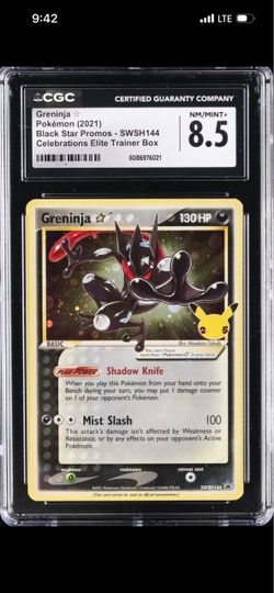 CGC 8.5 Greninja Star SWSH144 Pokémon Promo Card