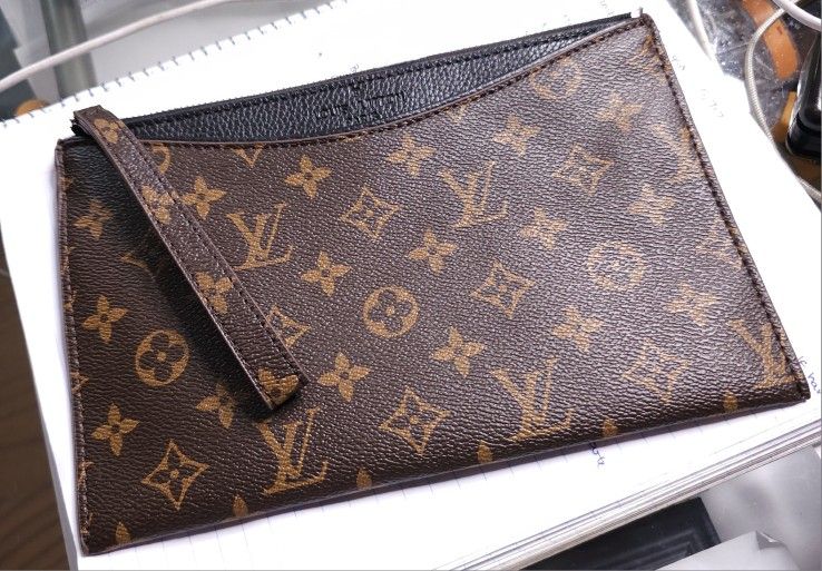 Monogram Wristlet