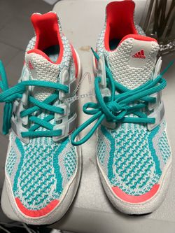Adidas Ultraboost Sneakers Teal White Coral