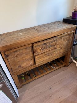 Wood Sideboard Or Credenza