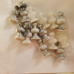 VINTAGE CHESS SET 14  PIECES Replacements NO BOARD SOLD AS IS
