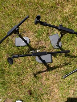 3 ON STAGE STANDS Floor microphone stands