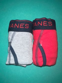 2 New Haynes Underwear Boys L